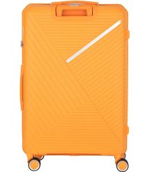 2E Чемодан пластиковый, SIGMA, большой, 4 колеса, оранжевый
