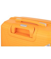 2E Чемодан пластиковый, SIGMA, большой, 4 колеса, оранжевый