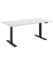 2E Стол компьютерный СЕ150W-MOTORIZED, регулировка высоты, электропривод 220В, 62/128x150х75cm, белый