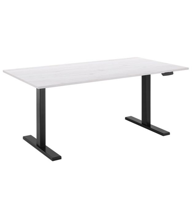 2E Стол компьютерный СЕ150W-MOTORIZED, регулировка высоты, электропривод 220В, 62/128x150х75cm, белый