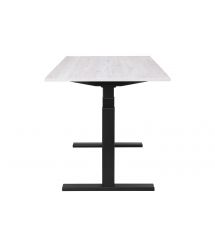 2E Стол компьютерный СЕ150W-MOTORIZED, регулировка высоты, электропривод 220В, 62/128x150х75cm, белый