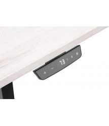 2E Стол компьютерный СЕ150W-MOTORIZED, регулировка высоты, электропривод 220В, 62/128x150х75cm, белый