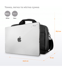 Сумка 2E, Melange 16", Black (2E-CBN9265BK)