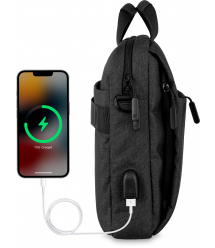 Сумка 2E, Melange 16", Black (2E-CBN9265BK)