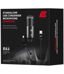 Мікрофон 2Е MPC020 Streaming KIT для ПК+трипод, USB (2E-MPC020)