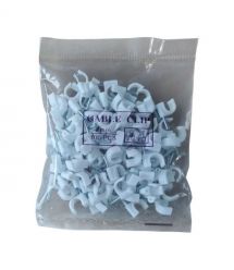 Скоба з цвяхом E-NET 5 мм біла, 100 штук