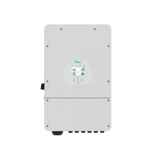 Інвертор Deye SUN-08K-SG01LP1-EU WiFi (8 kW, 1 фаза, 2 MPPT, LV) гібридний однофазний чиста синусоїда