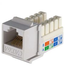 Модуль KeyStone RJ45 UTP, кат. 5e, 6, 6a, 110, Slim, W -16.6 мм