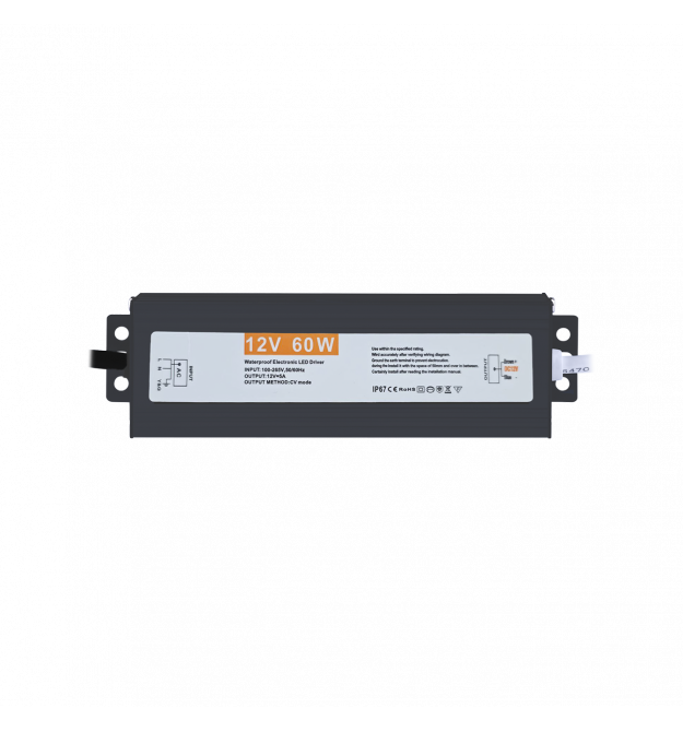 Імпульсний блок живлення герметичний GreenVision GV-12V5А-W (60W)