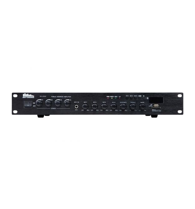 Трансляционный усилитель мощности SKY SOUND MK-250W (4-ZONE)