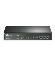 PoE-комутатор TP-Link TL-SF1009P 9-портів, 8 портів PoE+, 65W, некерований, 250 м