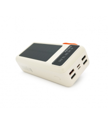 Powerbank ACL PW-141 30000mAh, Solar, 22.5W, Кабелю Type-C + Lighting, 0,680 kg, White, Box