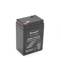 Акумуляторна батарея Wimpex WX-645 6 V 5Ah (70 x 47 x 100 (105)), 0.60 kg, Black, Q20
