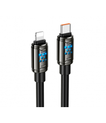 Кабель Hoco U143, Type-C-Lighting, 27W, довжина 1.2м, Black, BOX