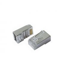 Конектор RJ45 екранований FTP 8P8C 50 mkm кат. 5E, 100 шт. Hypernet P88S-C5E
