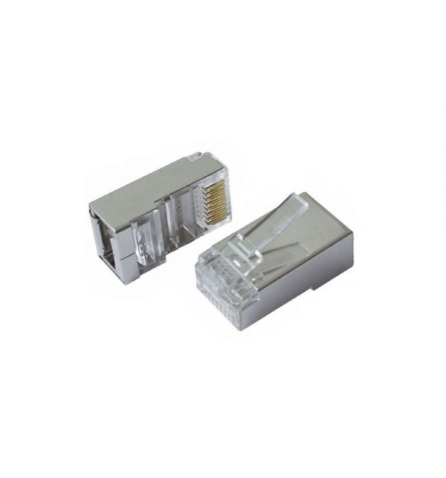 Конектор RJ45 екранований FTP 8P8C 50 mkm кат. 5E, 100 шт. Hypernet P88S-C5E