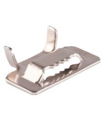 Скрепа для бандажной ленты 19мм (100 шт) из нержавеющей стали