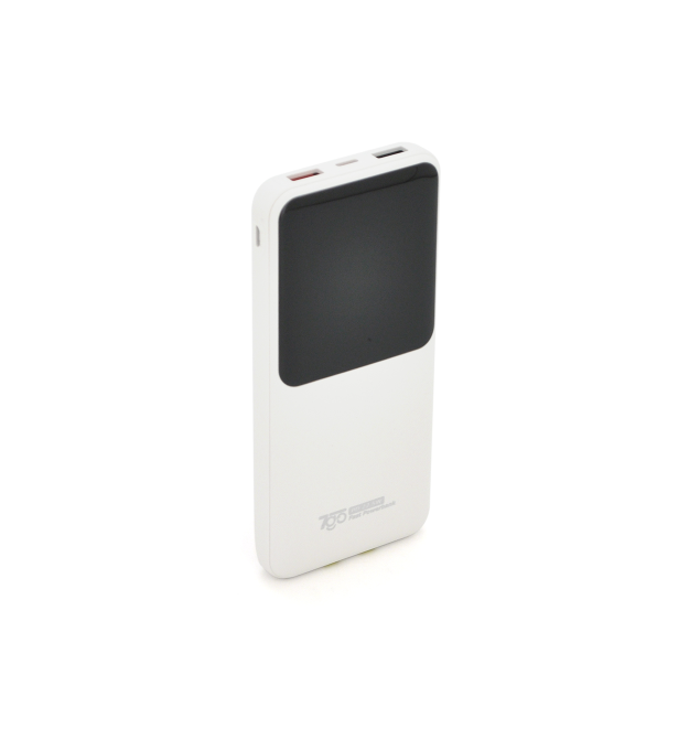Powerbank 7go GPW-06 10000mAh, 22.5W, Кабелю Type-C + Lighting, 0,250 kg, White, Box