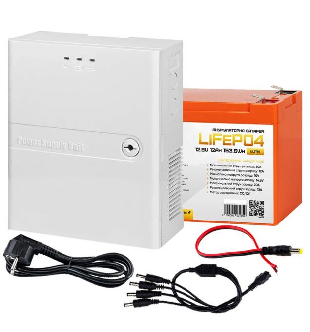 Бесперебойное питание (ИБП с АКБ LiFePO4)