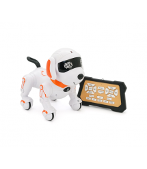 Інтерактивна іграшка собака-робот CX-95 на радіокеруванні. Функції: рух, танці, голосові реакції, сенсорний відгук. Orange. 140х