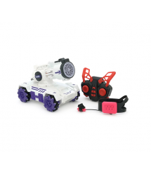 Радіокерований танк із піногенератором CX-102. 2 пульти. Частота 2.4 ГГц. Рух вперед - назад, повороти, стрілянина піною. Живлен