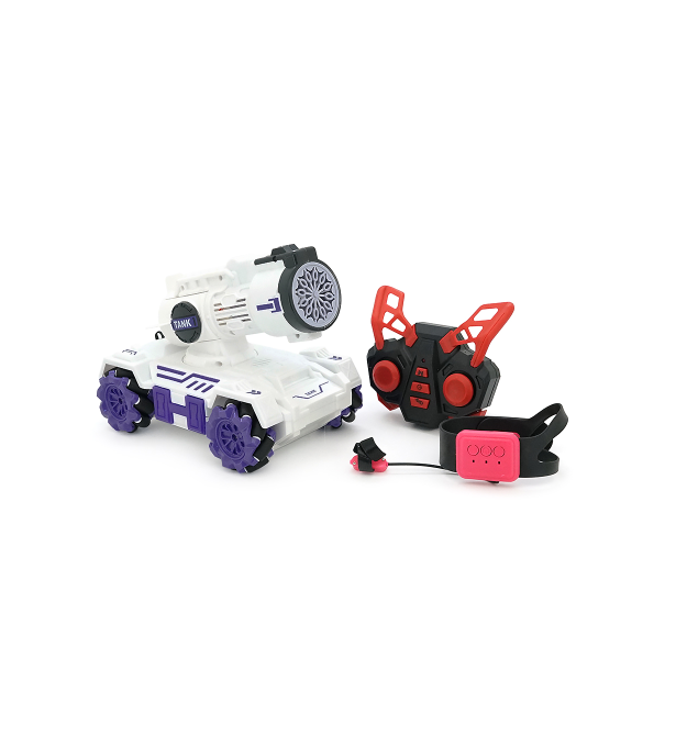 Радіокерований танк із піногенератором CX-102. 2 пульти. Частота 2.4 ГГц. Рух вперед - назад, повороти, стрілянина піною. Живлен