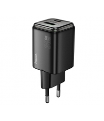 СЗУ HOCO N53 110-240V, PD30W+Q3.0, USB+Type-C, Black, Box
