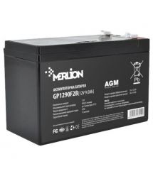 Аккумуляторная батарея MERLION AGM GP1290F2B 12В 9А•ч