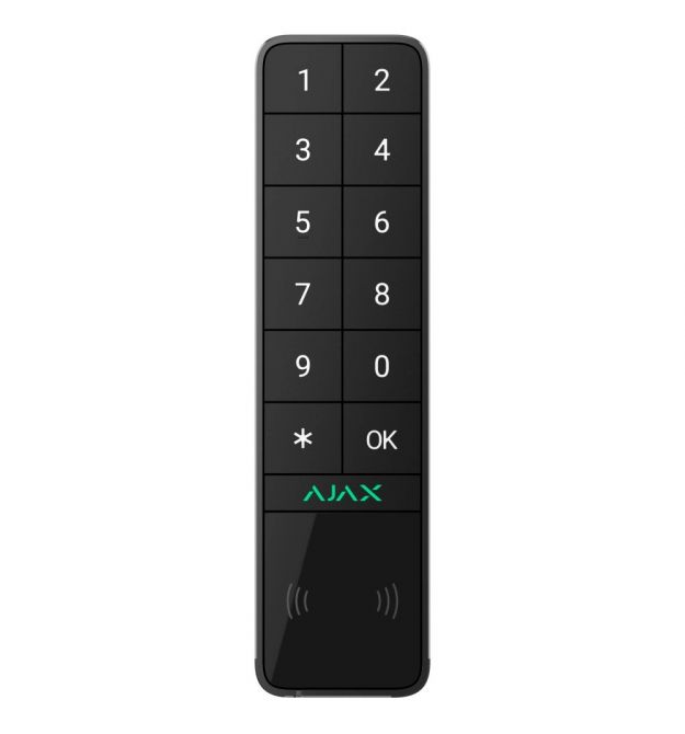 Бездротова клавіатура Ajax Keypad Outdoor Чорна