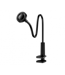 Холдер магнітний HOCO HD13, з гнучкою конструкцією, кріплення-прищіпка, 70 см, Black, Box