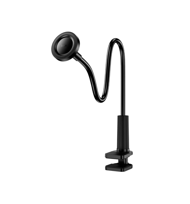 Холдер магнітний HOCO HD13, з гнучкою конструкцією, кріплення-прищіпка, 70 см, Black, Box