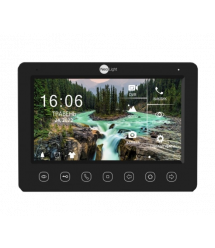 7-дюймовий Full HD відеодомофон з WiFiLAN і можливістю перегляду архіву з телефону NeoLight KAPPA+ HD WF чорний