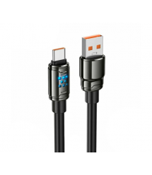 Кабель Hoco U143, Type-C-USB, 5.0A, Black, довжина 1,2 м, BOX