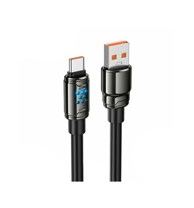 Кабель Hoco U143, Type-C-USB, 5.0A, Black, довжина 1,2 м, BOX