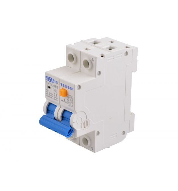 Диференціальний автомат TOB1L-63H-2P-63A (RCBO С-40А, IΔn - 30 мА)