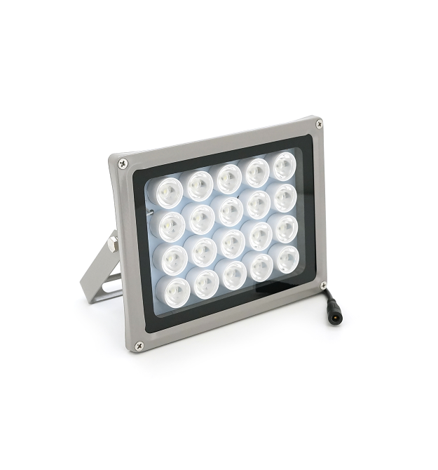Прожектор спрямований із сутінковим датчиком 12V 24W, 20LED, IP66, кут огляду 60, 177*138*71мм, BOX