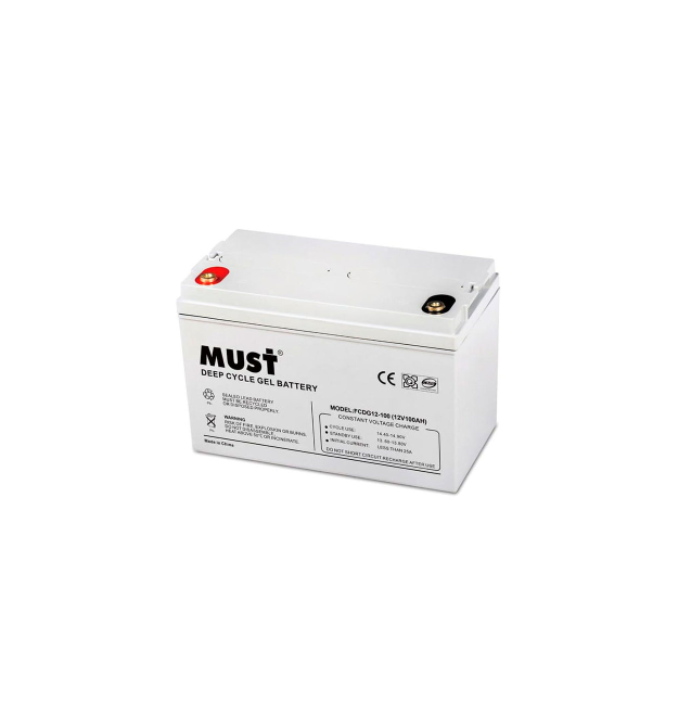 Акумуляторна батарея GEL Must FCDG12-100 12 V 100 Ah (330 x 220 x 170), 28 kg