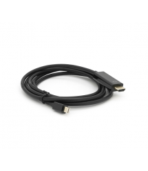 Конвертер mini Display Port (тато) на HDMI (тато) 1,8 m (пакет) Black