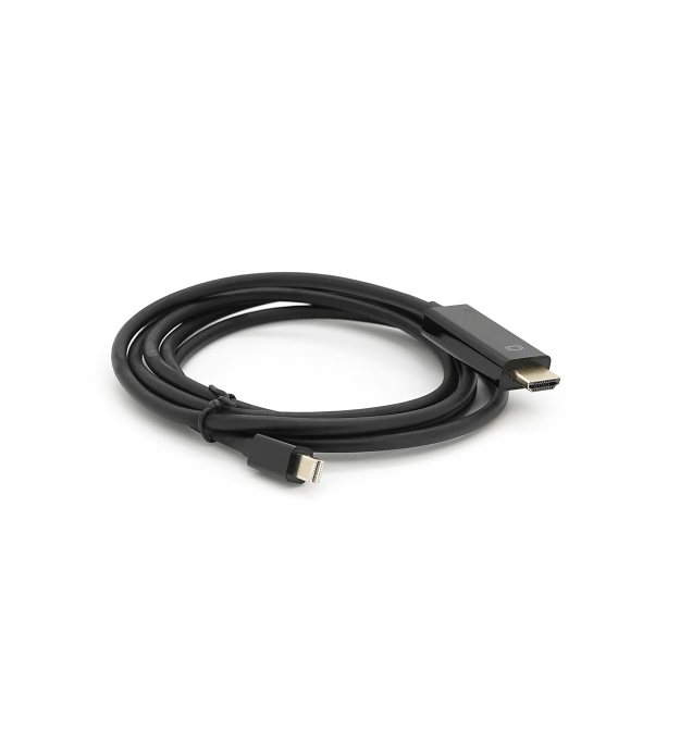 Конвертер mini Display Port (тато) на HDMI (тато) 1,8 m (пакет) Black