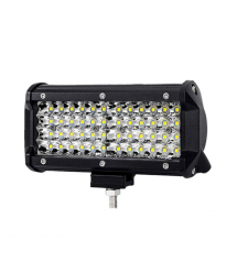 Фара протитуманна світлодіодна RTS-144W, 48 LEDs, 9-32V, 144W, 6000K, 14400Lm, 60, IP67, 165x65x80mm, Black
