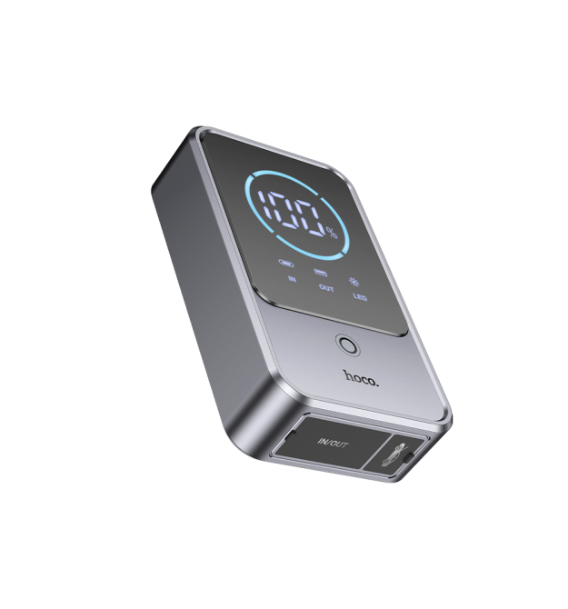 Пусковий прилад для акумулятора автомобіля HOCO QS7, Power Bank 10000mAh, 2xUSB+ Type-C, корпус пластик, Box