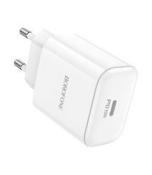 СЗУ BOROFONE BA81A 110-240V, PD20W, USB-C, 20W, White, Box