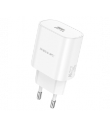 СЗУ BOROFONE BA82A 110-240V, PD25W, USB-C, 25W, White, Box