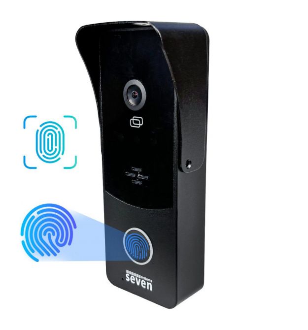 Вызывная панель домофона со встроенным контроллером SEVEN CP-7508 FHD black