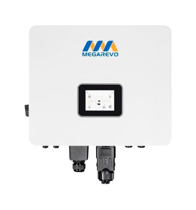 Гибридный однофазный инвертор Megarevo for LP R6KL1DA-G2S (6kW, 48V, LCD дисплей, порт GEN)