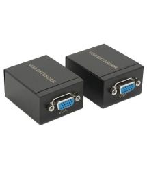 Пассивный удлинитель VGA сигнала Cat5e / 6e 60м