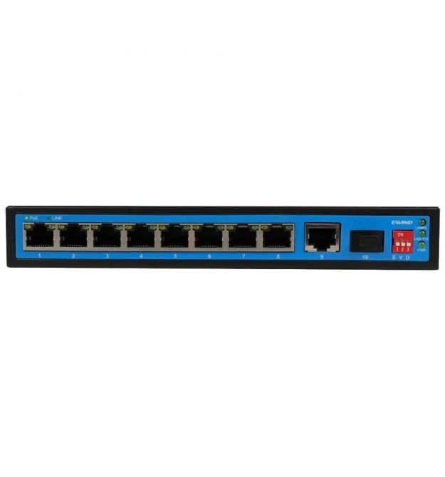 Коммутатор 10 портов неуправляемый Ewind EW-S1910CFG-DP PoE