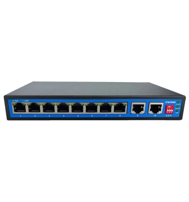 Коммутатор 10 портов неуправляемый Ewind EW-S1910G-DP PoE