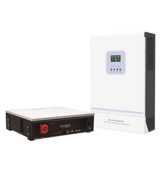 Комплект автономного резервного електроживлення: гібридний інвертор