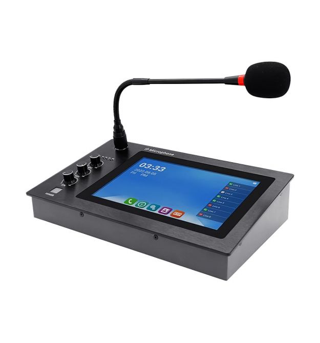 Мікрофон SIP-IP пейджинговий Tonmind SIP-M20 з вбудованим динаміком